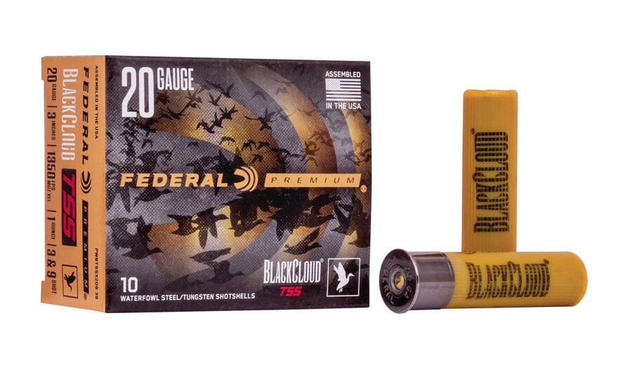 Federal Black Cloud TSS 3" 20 Gauge Ammo #3 and #9, 10/Box - PWBTSSX20939