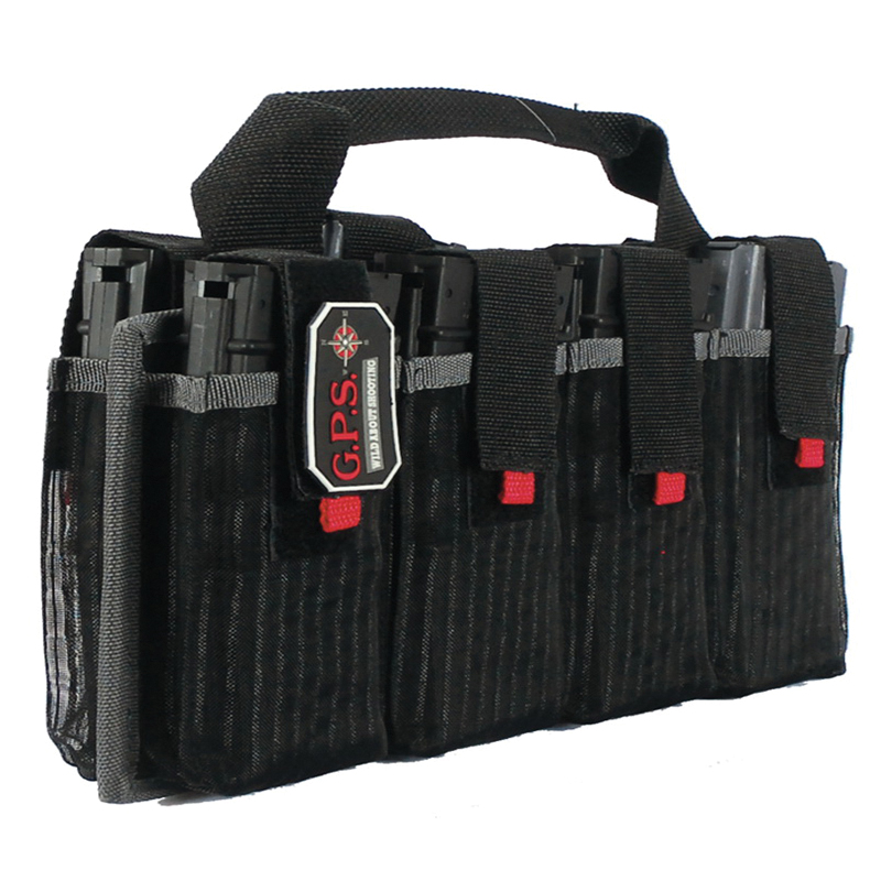 G5 Outdoors Magazine Tote, 8 Compartments, Black - 1365MAG