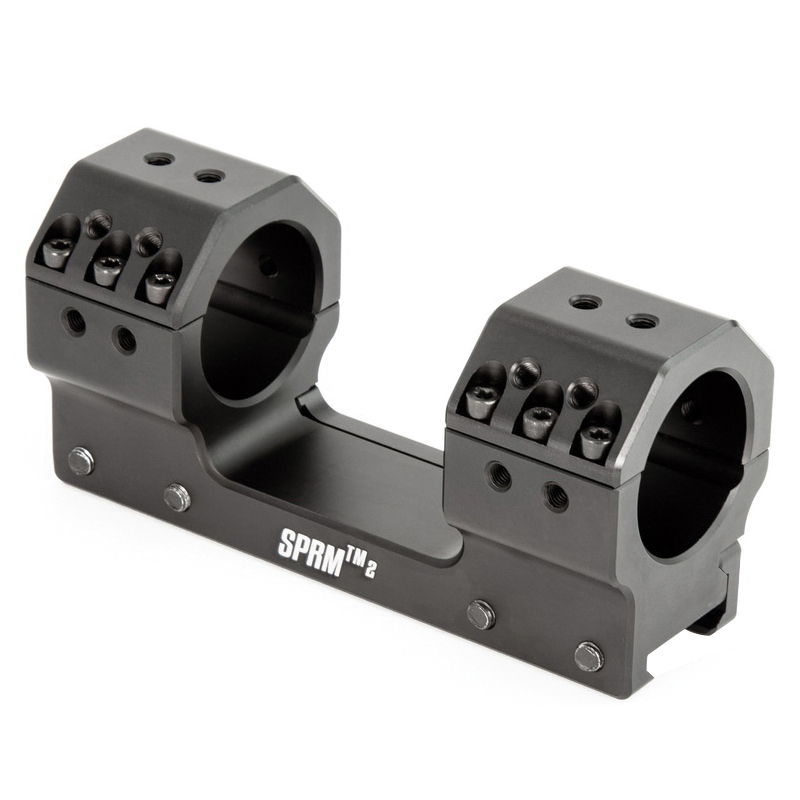 Griffin Armament 30mm 1.1" SPRM 1-Piece 0 MOA Standard Mount, Anodized Black - SM1.1H30MM - Griffin Armament