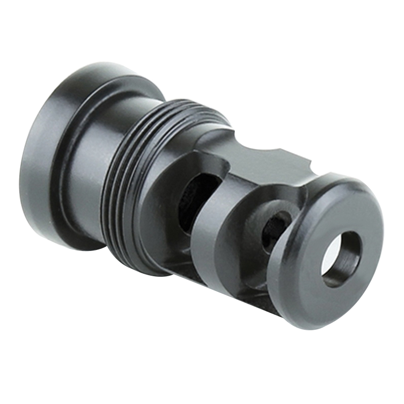 Griffin Armament 5/8-24 Taper Mount 2-Port Paladin Brake, .30, Melonite QPQ - TMPB30C5824 - Griffin Armament