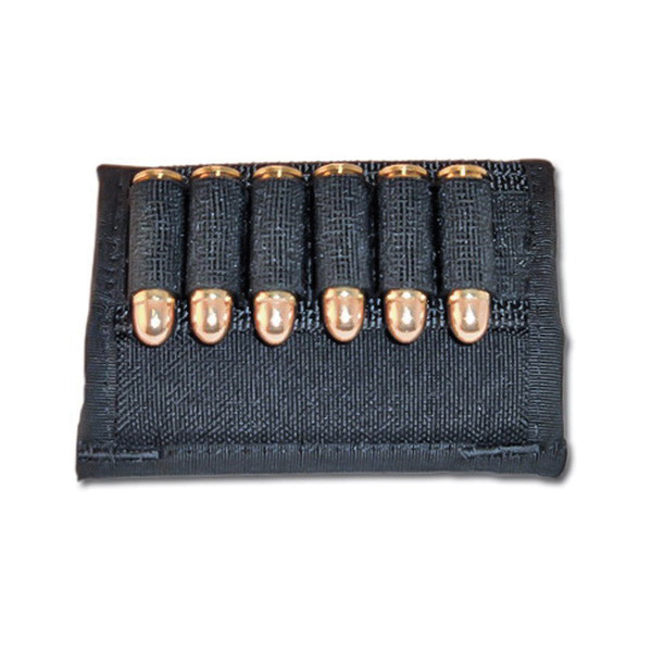 GrovTec 6 Loop Handgun Belt Slide Ammo Holder, Black - GTAC85
