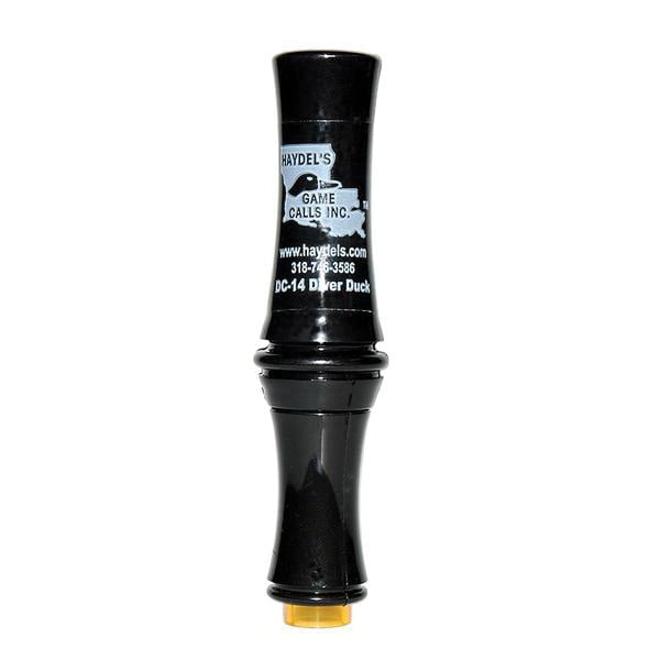 Haydels Single Reed Portable Diver Duck Call, Black - DC-14 - Haydels