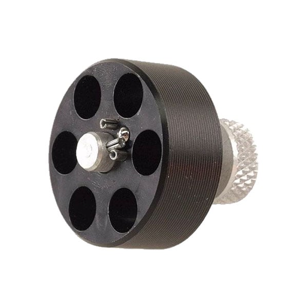 HKS M Series 22 LR 6rd Speedloader Fits Ruger SP101 & S&W 34/35/43/63/K Frame, Black - 22J - Hks