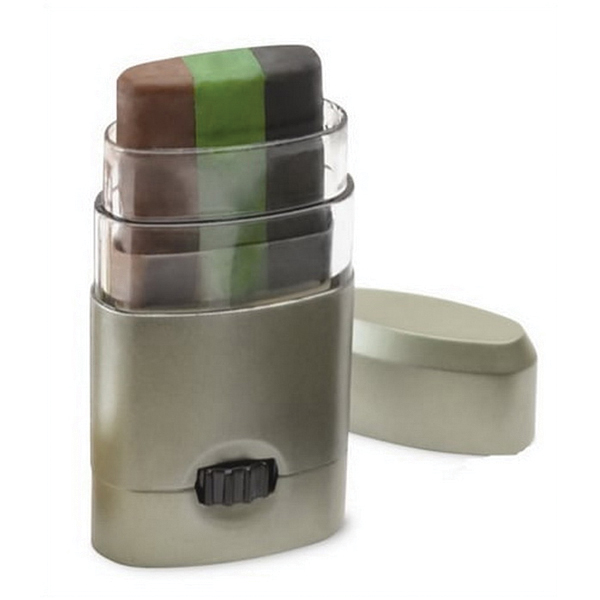 HME 3 Color Face Paint Kit, Camo, Black, Brown and Dark Green - HME-CMOFPDS