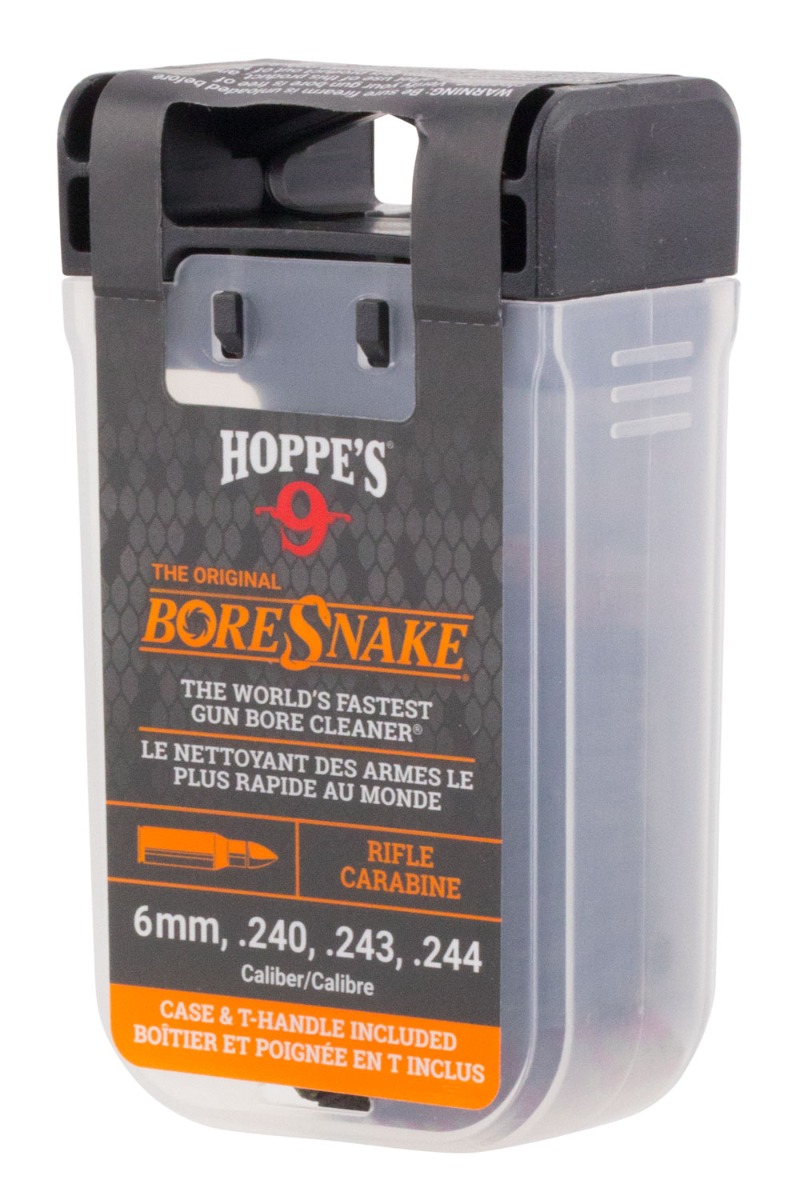 Hoppe's Boresnake Den Bore Cleaning Rope, 6mm, .243 - 24012D - Hoppe's