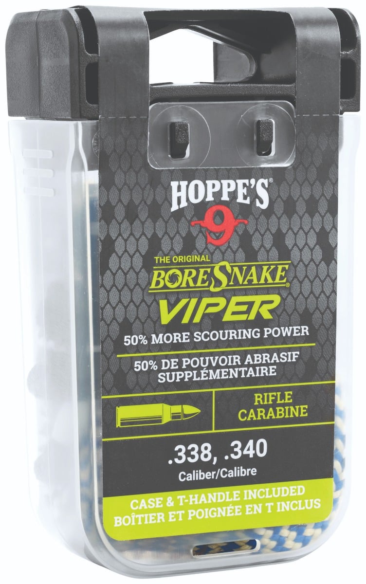 Hoppe's BoreSnake Viper Den Bore Cleaning Rope, .338/.340 - 24017VD - Hoppe's