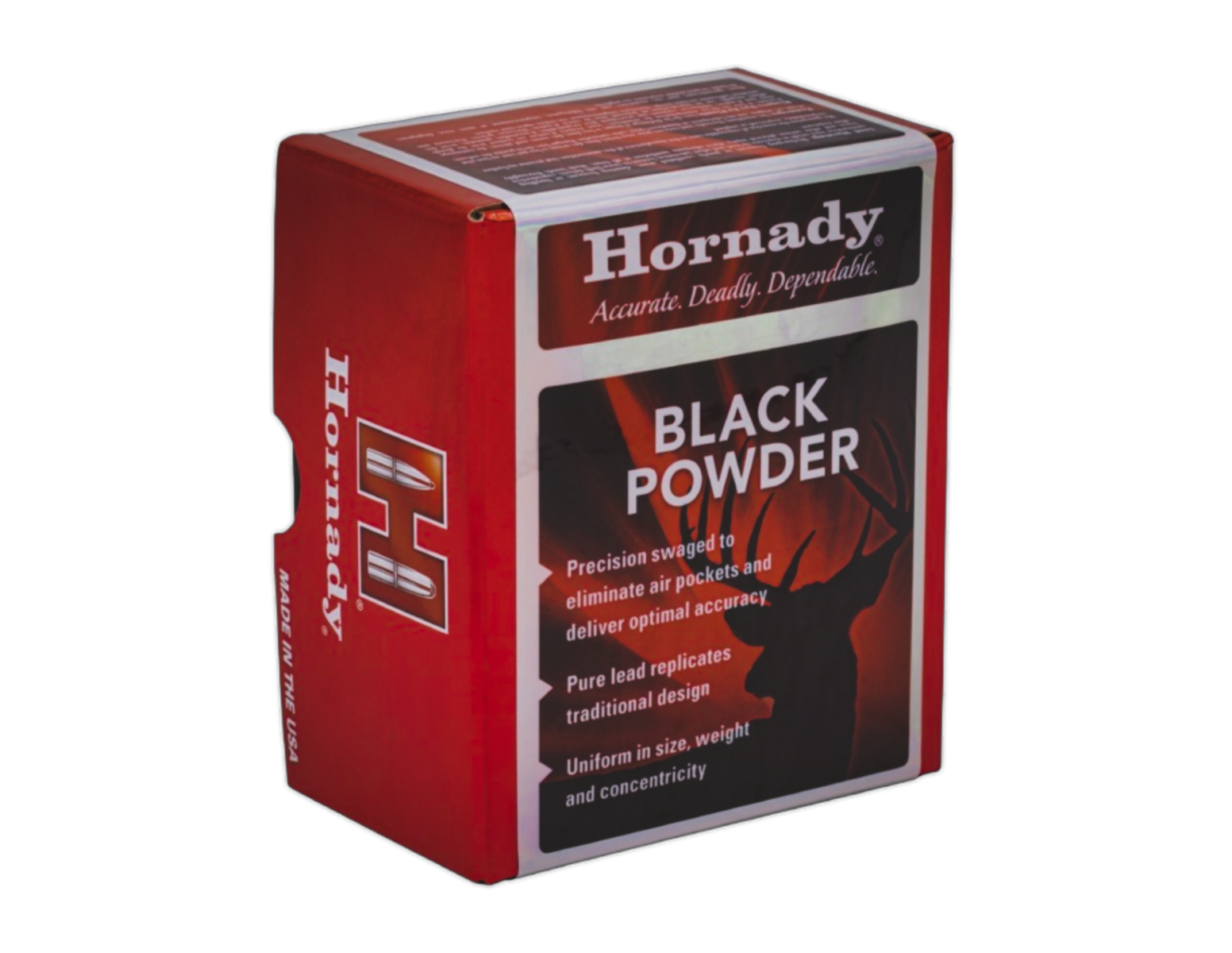 Hornady Black Powder .54 Cal. Lead Round Balls, 100/box - 6110 - Hornady