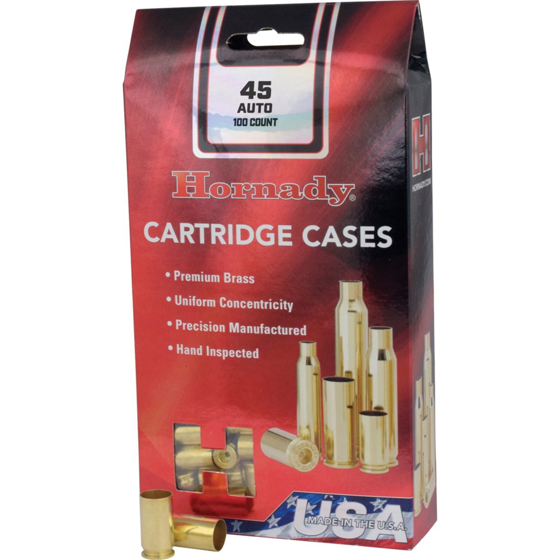 Hornady .204 Ruger Unprimed Brass Cartridge Case, 50/pack - 8604 - Hornady