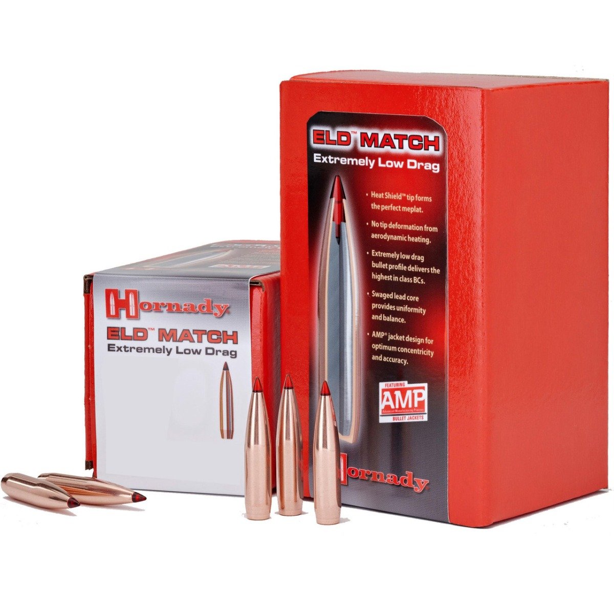 Hornady ELD Match .22 52 gr Extremely Low Drag-Match Rifle Bullet, 100/box - 22491 - Hornady