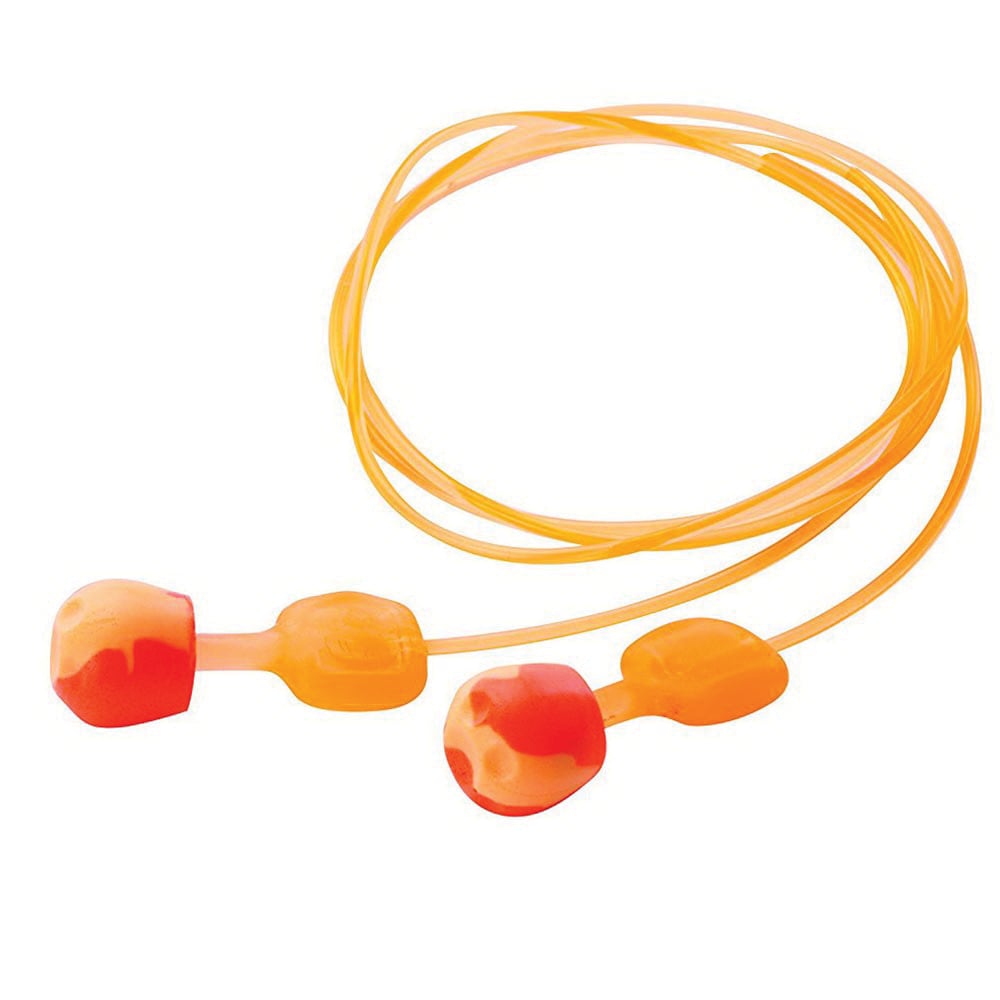 Howard Leight Trustfit 27 dB Corded Ear Plug, Orange/Yellow, 3 Pair/pack - R02237 - Howard Leight