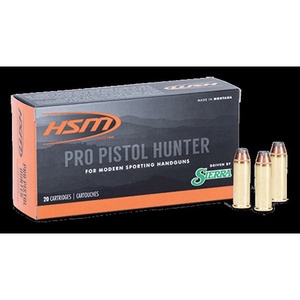 HSM Ammunition Pro Pistol 210 gr JHC .41 Rem Mag Ammo, 20/pack - HSM-41-6-N-20