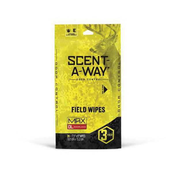 Hunter's Specialties Scent-A-Way Max Field Wipe, 24/pack - 07795 - Hunter's Specialties