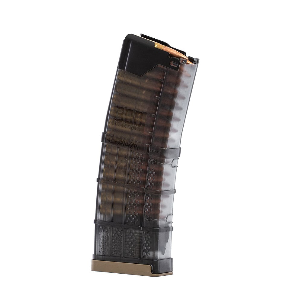 Lancer Systems L5AWM 30 Round .300 Blackout Magazine, Translucent Smoke - 428001 - Lancer Systems