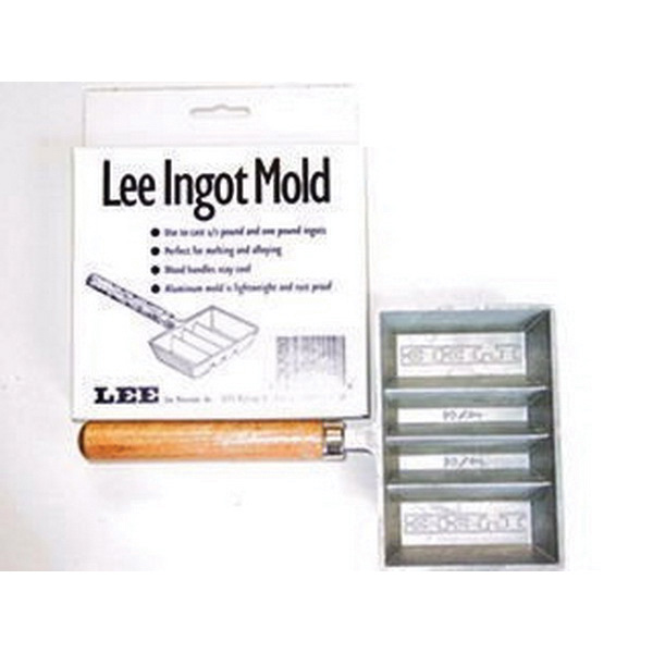 Lee Precision Aluminum Universal Ingot Mold, for Casting of 1/2 lb and 1 lb Ingots - 90029 - Lee Precision, Inc.