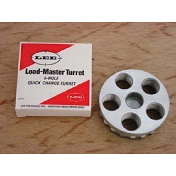 Lee Precision 5-Hole Turret, Silver - 90079 - Lee Precision, Inc.