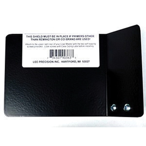 Lee Precision Load Master Explosion Shield, 10" x 16", Black - 90363 - Lee Precision, Inc.