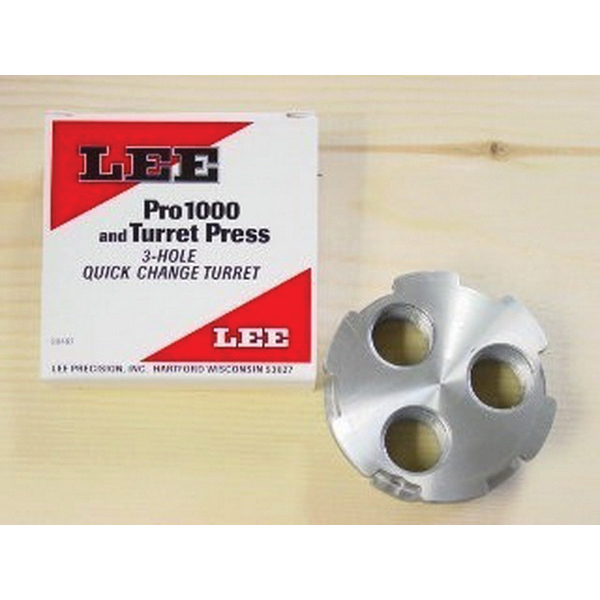 Lee Precision 3-Hole Turret for Pro 1000 Reloading Press, Gray - 90497