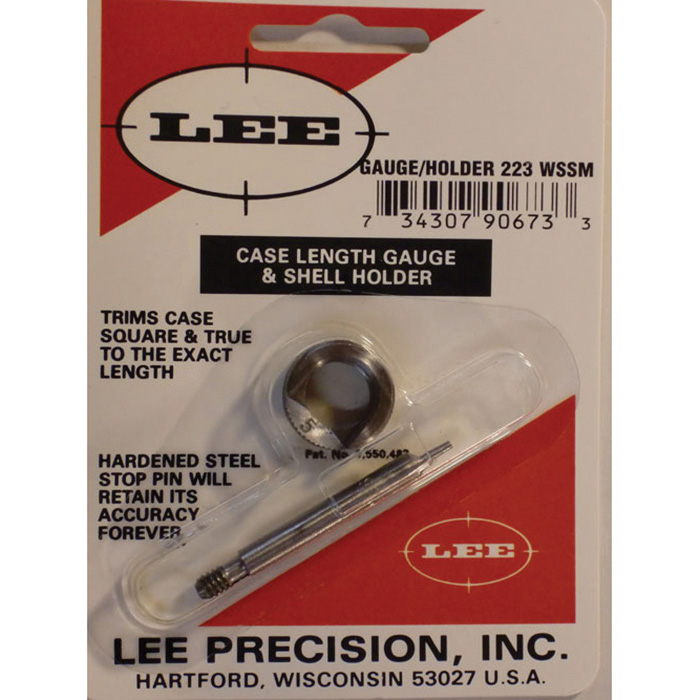 Lee Precision .223 WSSM Steel Case Length Gauge - 90673 - Lee Precision, Inc.