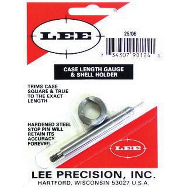 Lee Precision .25-06 Rem Steel Case Length Gauge - 90124 - Lee Precision, Inc.