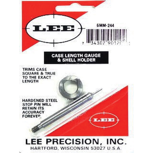 Lee Precision .6mm Rem/.244 Rem Steel Case Length Gauge - 90120 - Lee Precision, Inc.