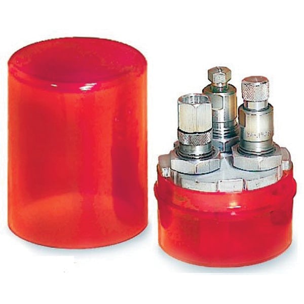 Lee Precision 3 Round Die Box, Red - 90535 - Lee Precision, Inc.