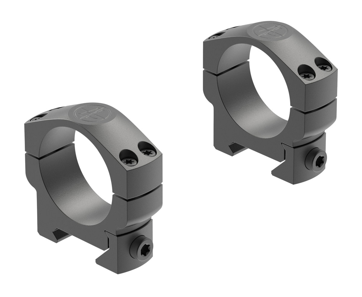 Leupold Mark 4 Rings, Picatinny, 34mm Medium, Black Matte - 178530 - Leupold