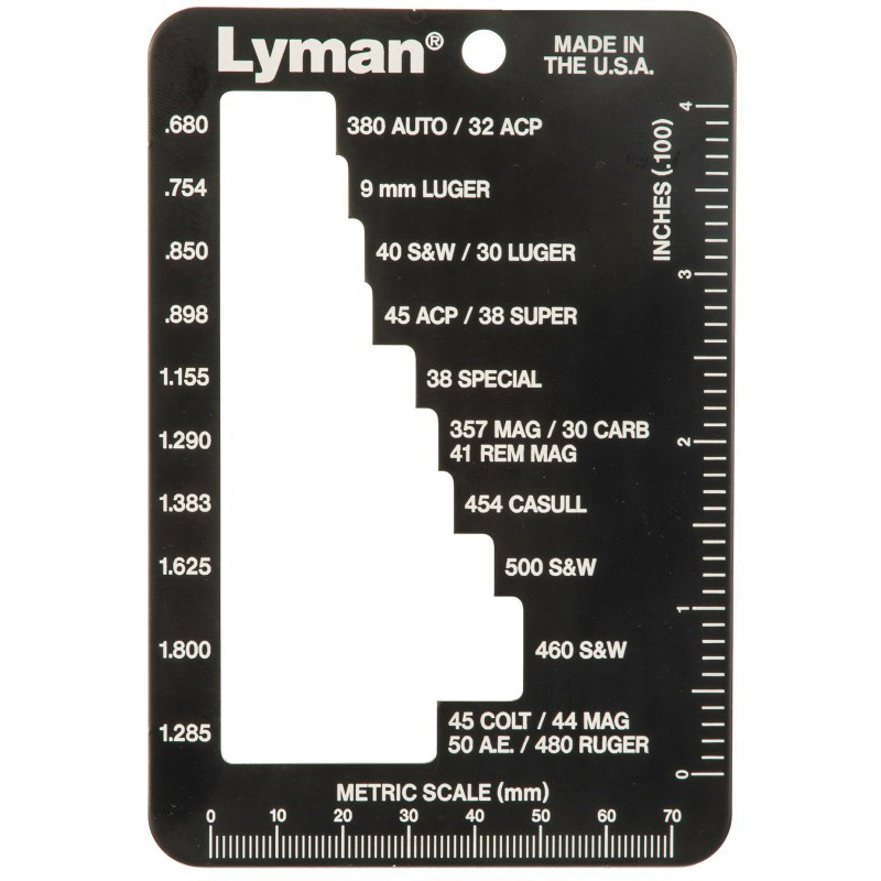 Lyman E-ZEE Pistol Case Gauge - 7832217