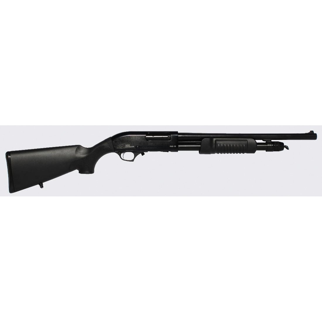 Iver Johnson Arms 12 Gauge 18" Pump Action Shotgun, Black - PAS12 - Iver Johnson Arms