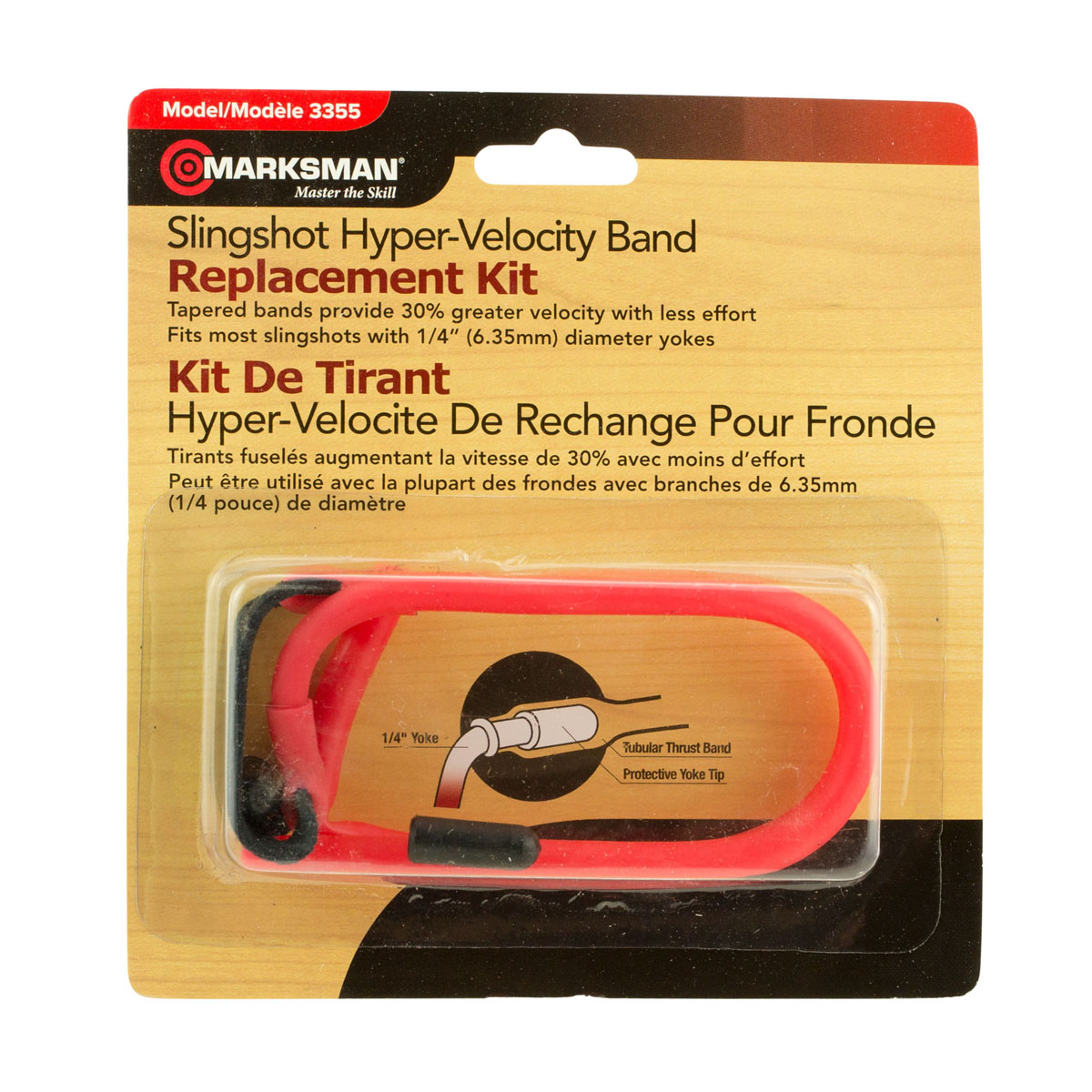 Marksman Laserhawk Grip Replacement Band Kit, Red - 3355 - Marksman