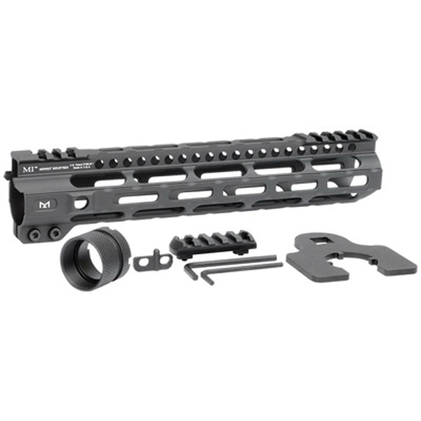 Midwest Industries MI Combat Rail Lightweight M-Lok 10.5" AR-15 1-Piece Free Float Handguard - MICRLW105 - Midwest Industries