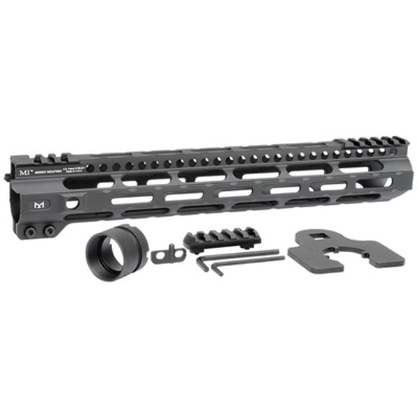 Midwest Industries MI Combat Rail Lightweight M-Lok 12.625" AR-15 1-Piece Free Float Handguard - MICRLW12625 - Midwest Industries
