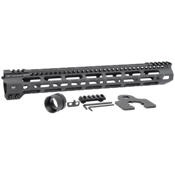 Midwest Industries MI Combat Rail Lightweight M-Lok 15" AR-15 1-Piece Free Float Handguard - MICRLW15 - Midwest Industries
