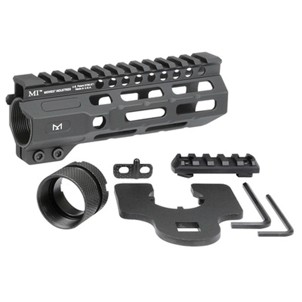 Midwest Industries MI Combat Rail M-Lok 6" AR-15 1-Piece Free Float Handguard - MICRM6 - Midwest Industries