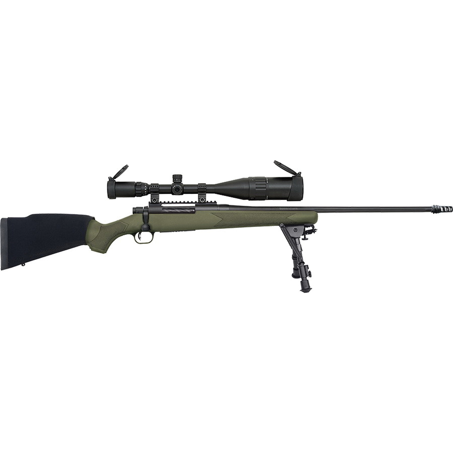 Mossberg Patriot Night Train .300 Win Mag Bolt Action Rifle w/ 6-24x50mm Scope, OD Green - 28122 - Mossberg