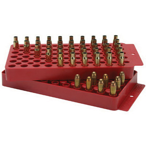 MTM Case Gard 50 Round Reloading Tray, Red - LT150M30