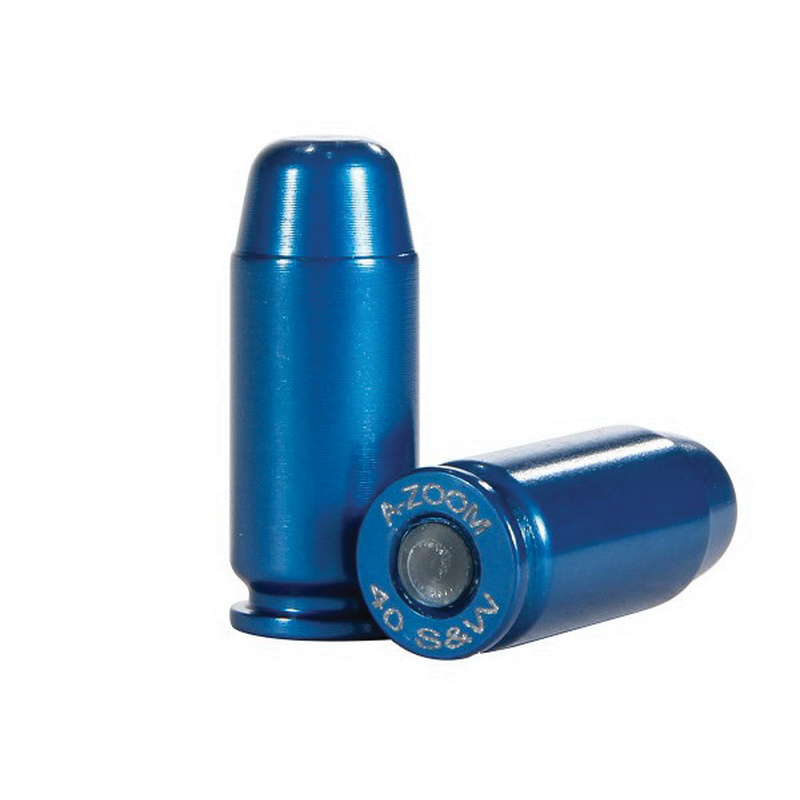 A-Zoom Aluminum Value Pack Snap Cap, .40 S&W, 10/pack - 15314