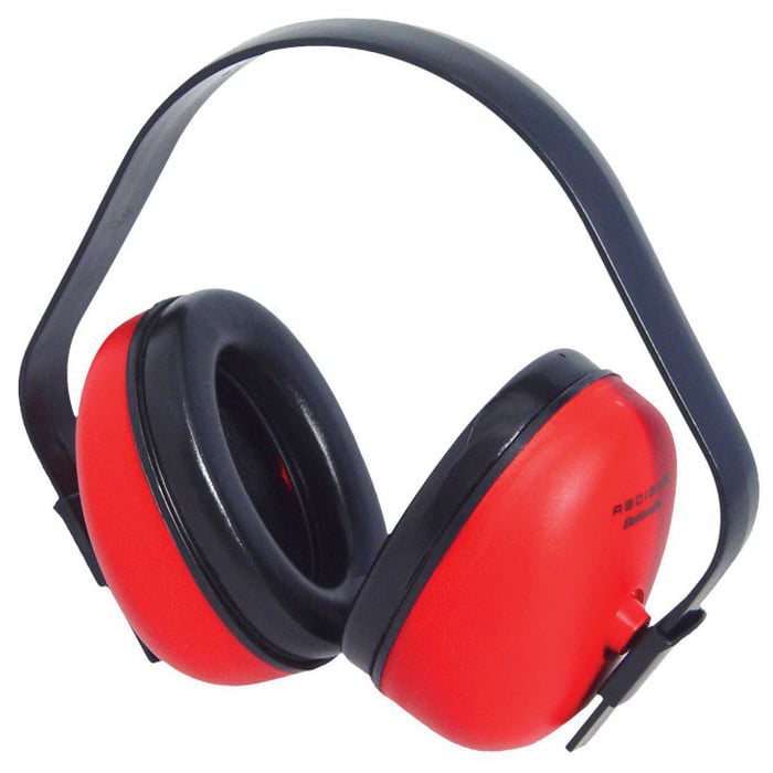 Radians Def-Guard 23 dB Over the Head Earmuff, Red - DF0310HC - Radians