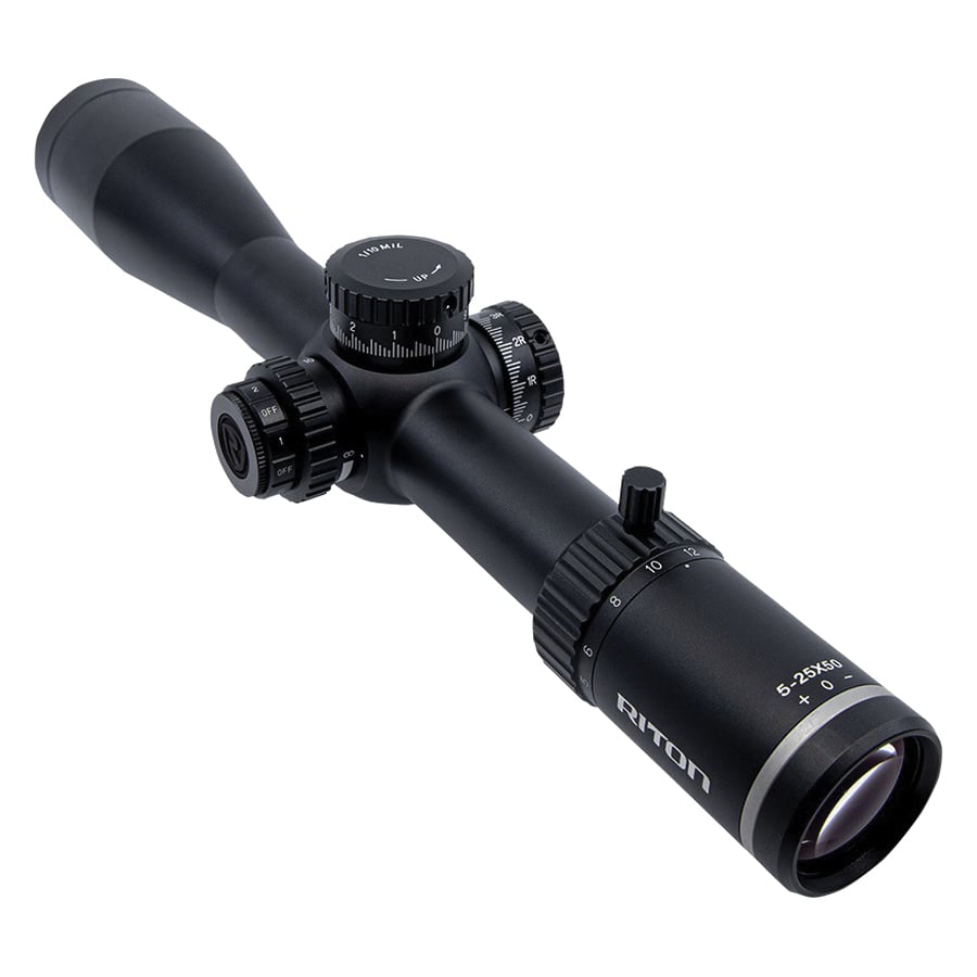 Riton Optics X5 Conquer 5-25x50mm Illuminated PSR (FFP) Riflescope - 5C525LFI - Riton