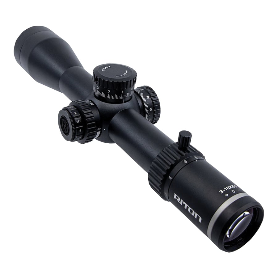 Riton Optics X7 Conquer 3-18x50mm Illuminated T3 (FFP) Riflescope - 7C318LFI - Riton