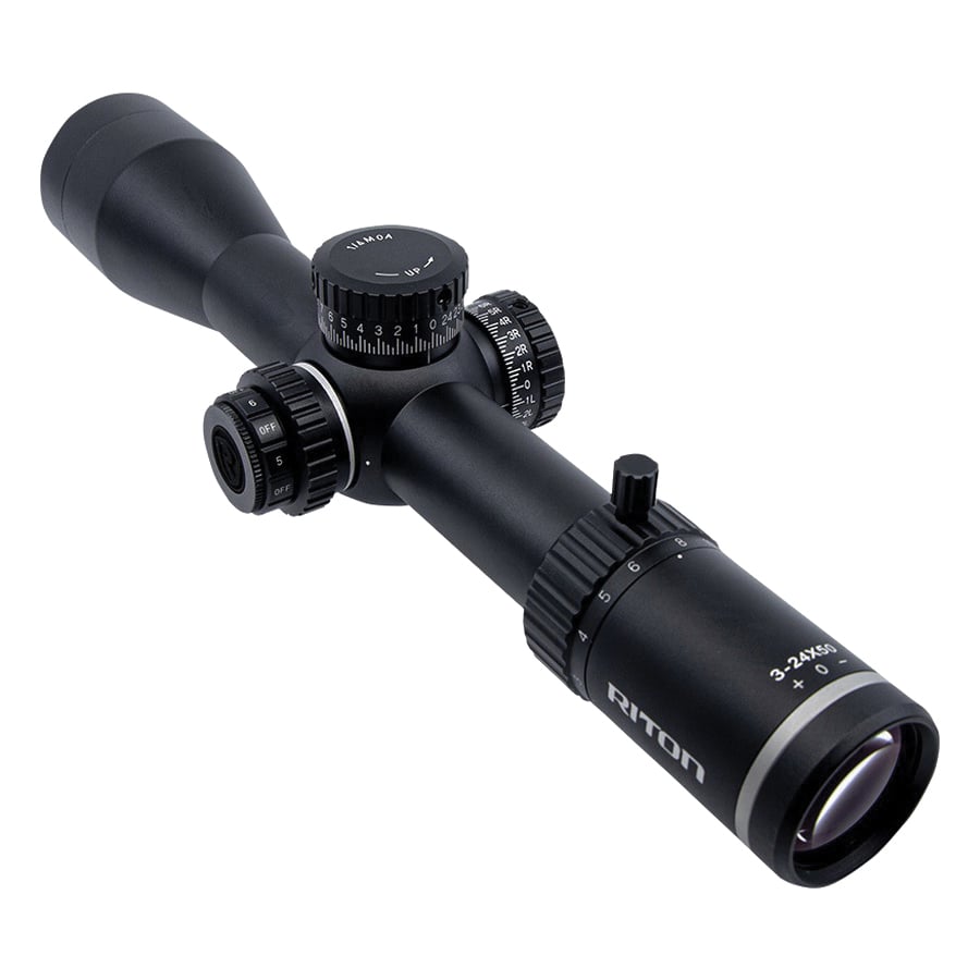 Riton Optics X7 Conquer 3-24x50mm Illuminated G7 (SFP) Riflescope - 7C324AFI - Riton