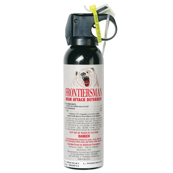 Sabre Frontiersman Bear Spray, 7.9 oz Aerosol Can - FBAD03 - Sabre Aka Security Equipment Corp
