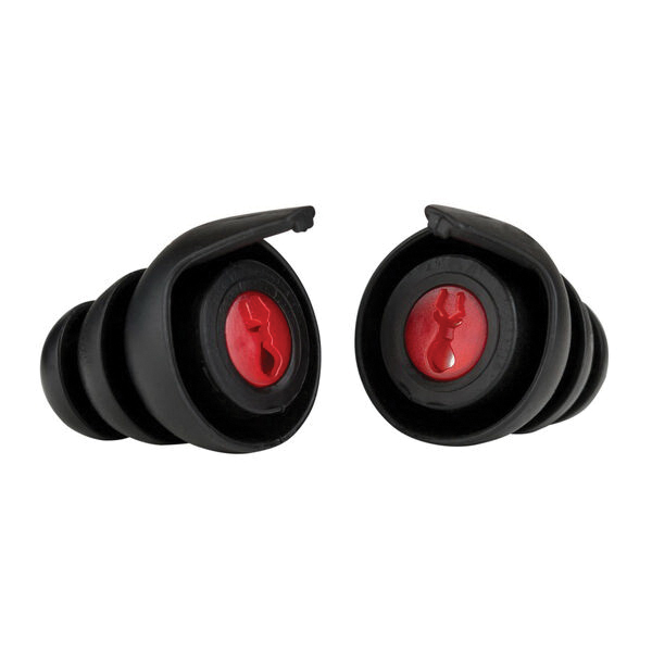 Safariland In-Ear Impulse 33 dB Inside the Ear Earplugs, Black/Red - 1218591 - Safariland