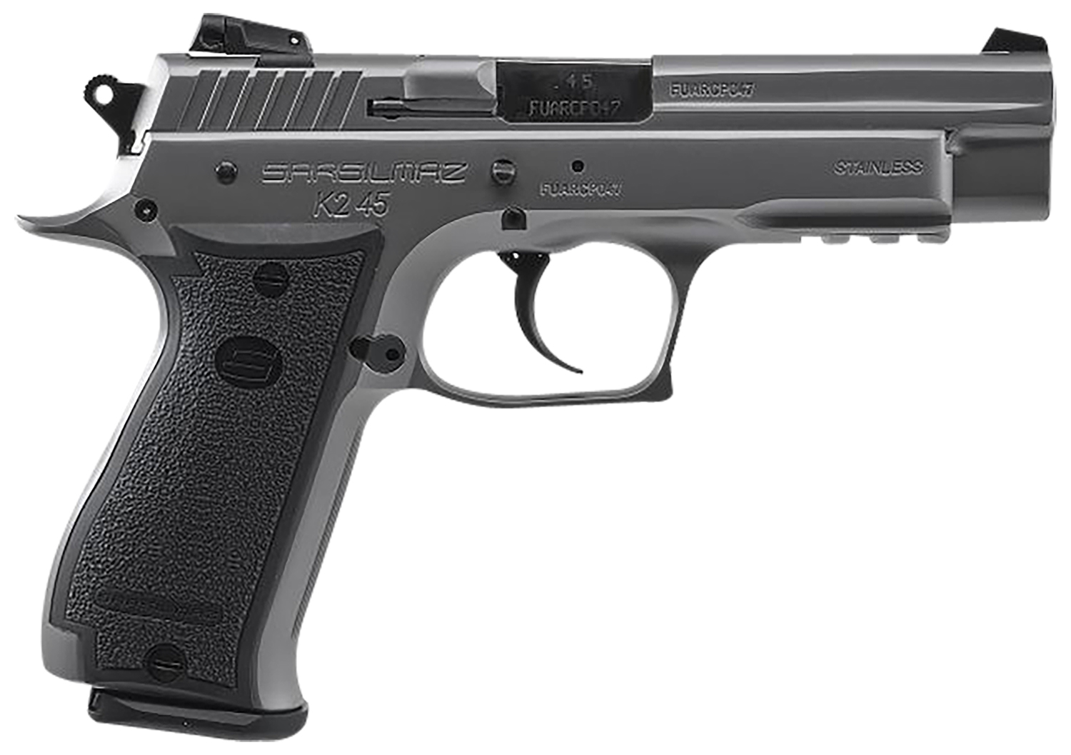 SAR USA K2 45 .45 ACP 4.70" 10rd Pistol, Stainless - K245ST10 - Sar Usa