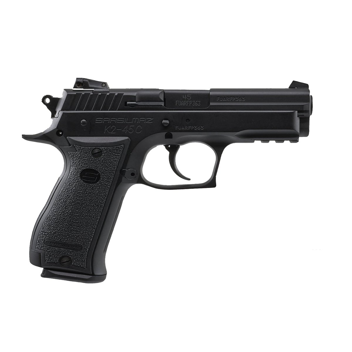 SAR USA K2 45 Compact Steel Framed Pistol .45 ACP 4.2" 13rd , Black - K245CBL - Sar Usa