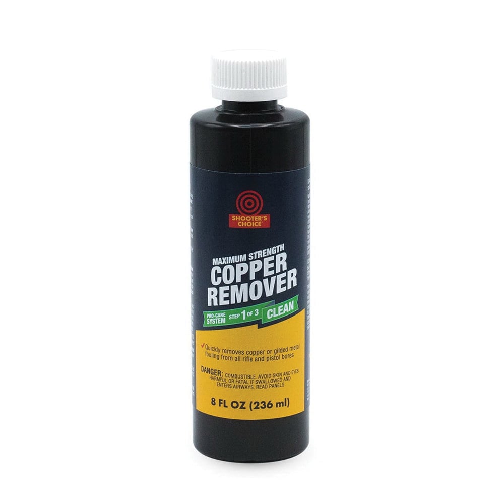 Shooter's Choice Maximum Strength Copper Remover, 8 oz Plastic Bottle - CRS08 - Shooters Choice