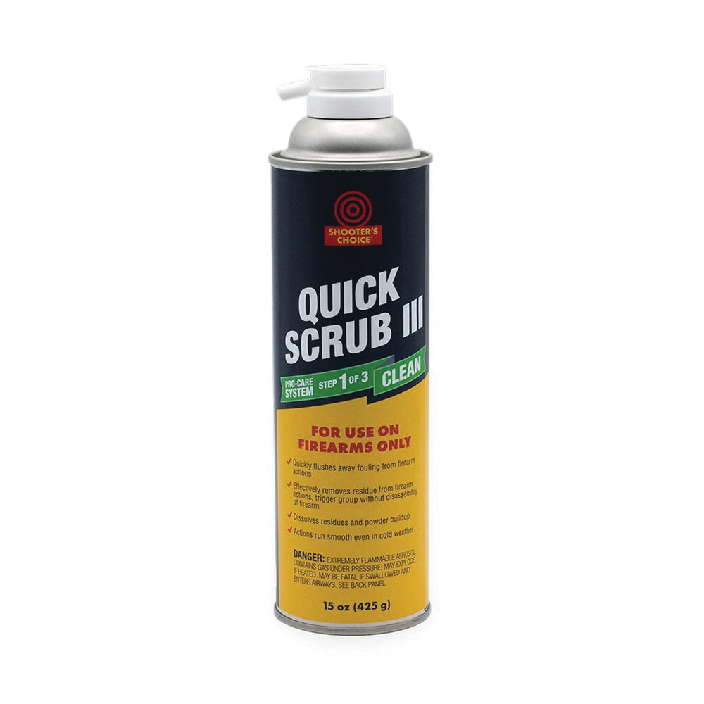 Shooter's Choice Quick Scrub III Cleaner/Degreaser, 15 oz Aerosol Can - DG315 - Shooters Choice