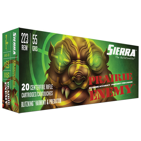 Sierra GameChanger .223 Rem Ammo 55 gr Sierra BlitzKing, 20rds - A1455--09 - Sierra