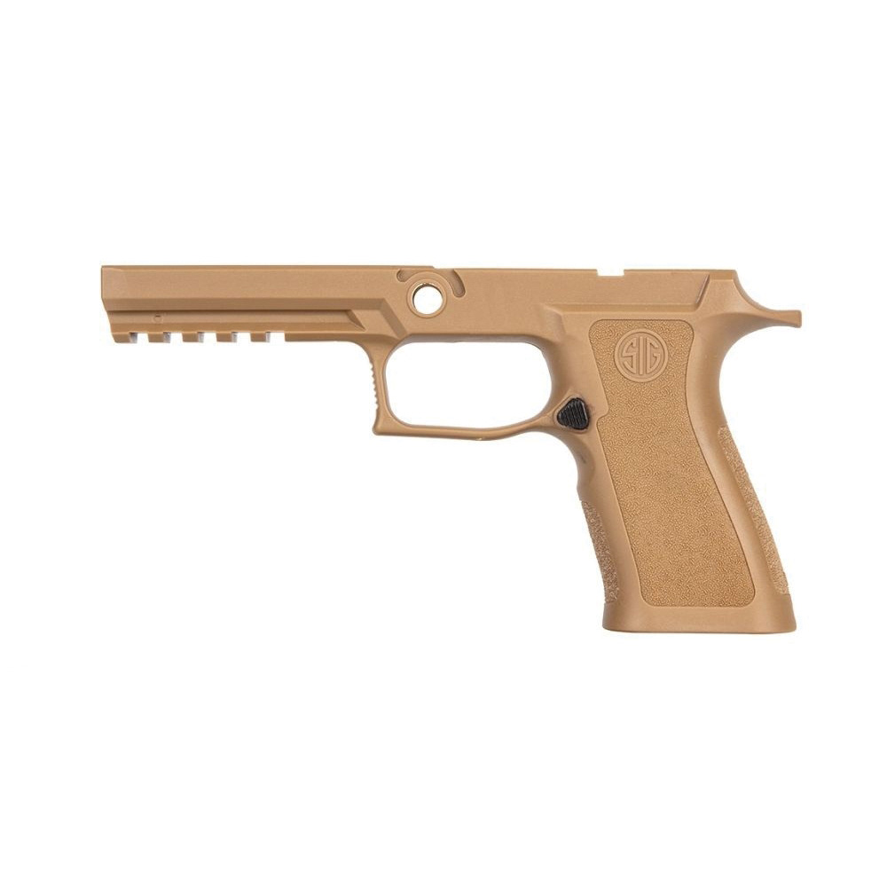 Sig Sauer P320-XFull Grip Module Full Fits P320 - Coyote Tan - for Enhanced Performance and Tactical Style - GRIP-MODX-F-943-LG-COY