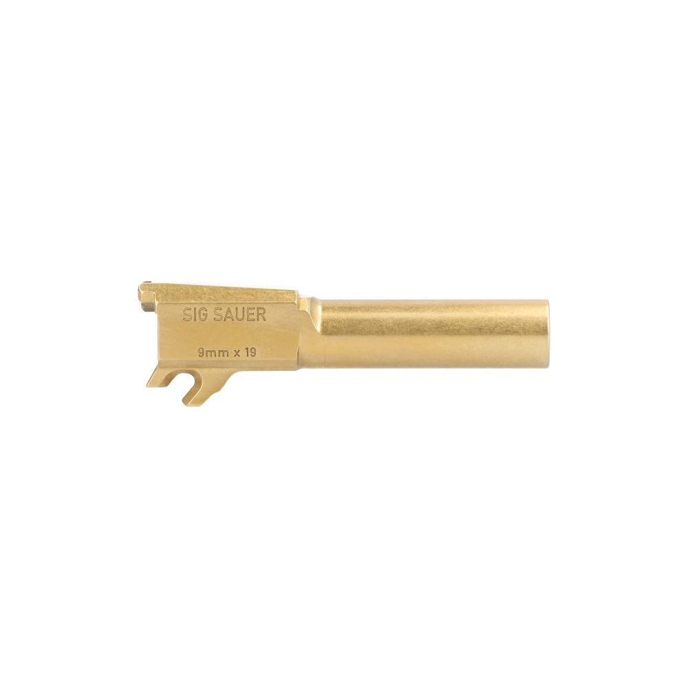 Sig Sauer Barrel 9mm 3.10" Fits P365/P365X/P365 X-Macro, Gold - High-Quality Finish - 8900776 - Sig Sauer