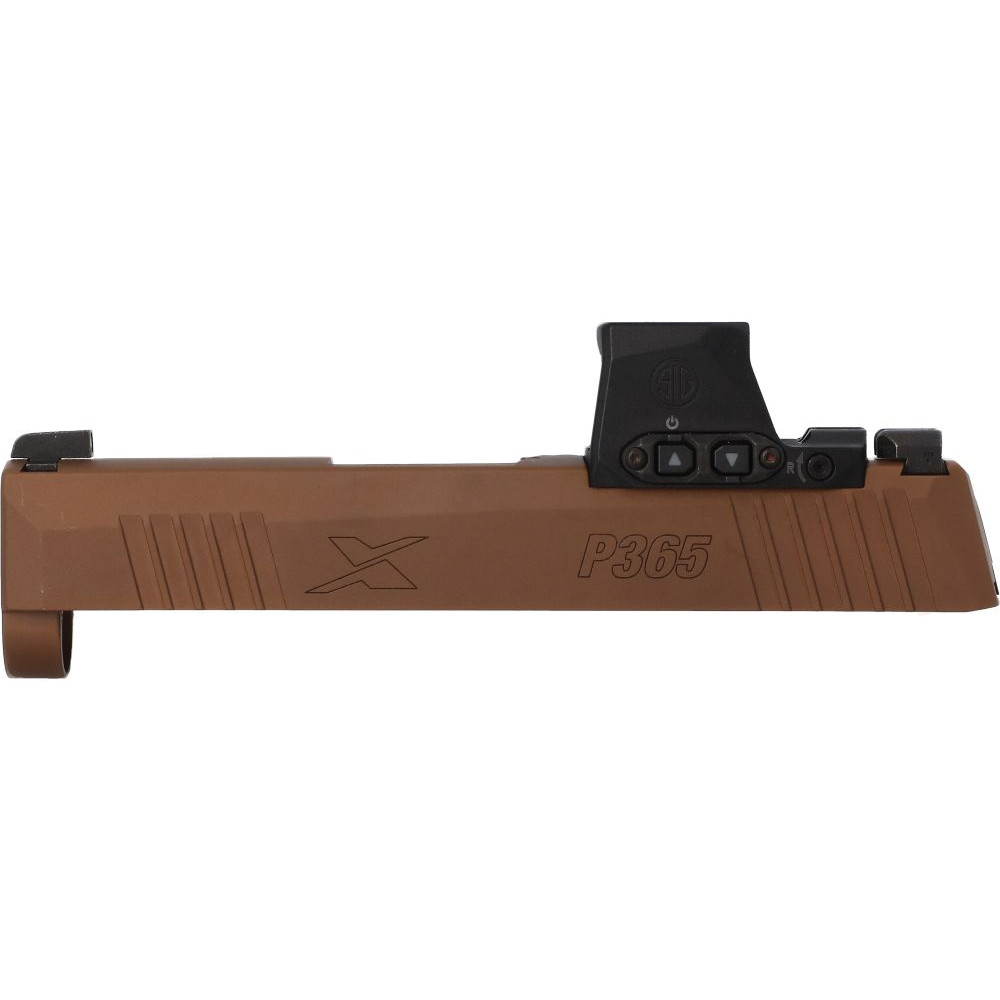 Sig Sauer Optic Ready Slide Assembly Fits P365/P365 X-Micro Compact, Coyote Brown - Durable Finish - 8901556 - Sig Sauer